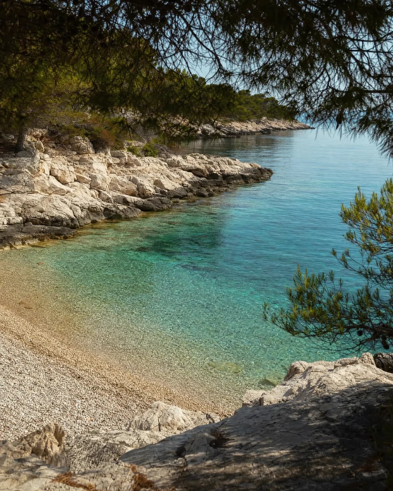 A quiet cove in the Pakleni Islands