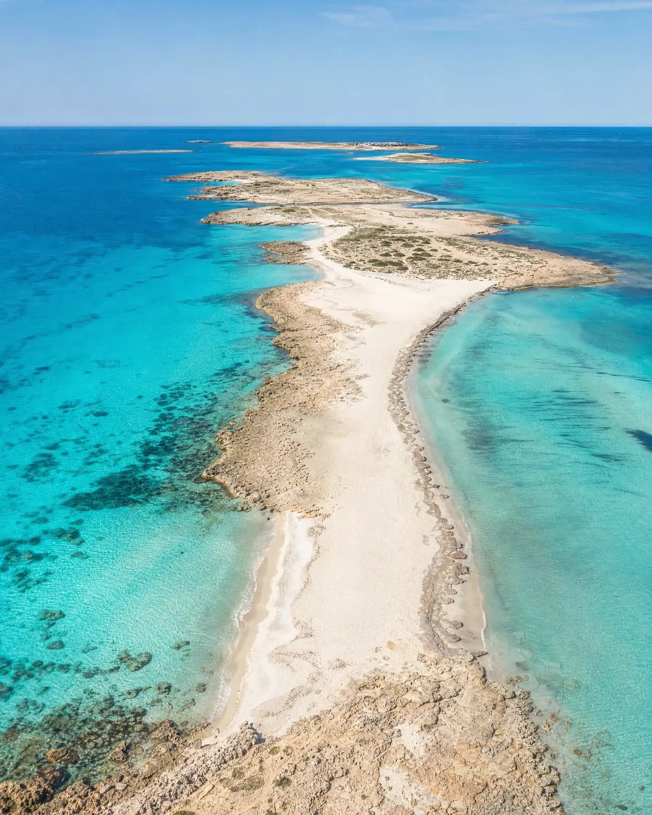 The Ses Illetes sandbar on Formentera