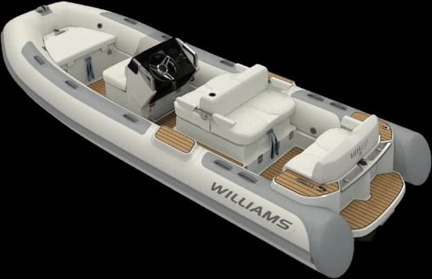 The Williams DieselJet 505 tender, seen from above